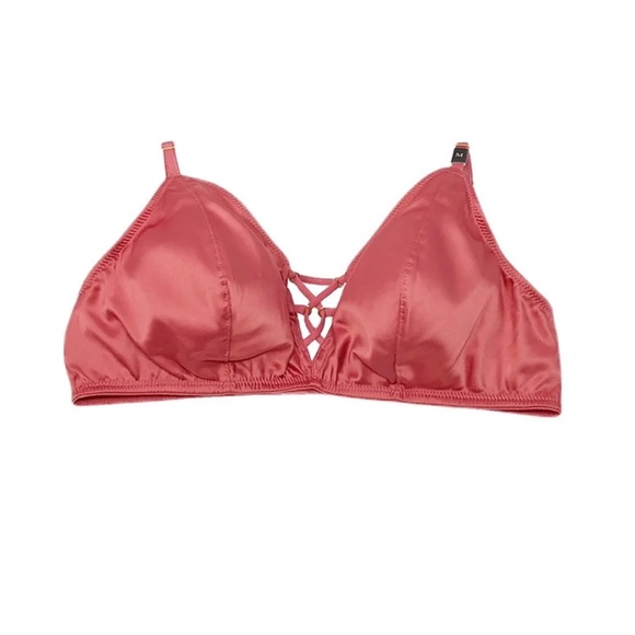 ⚡️NWT Victoria’s Secret Lace Up Strappy Satin Bralette - Picture 3 of 11